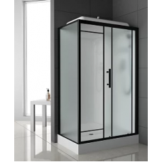 Душевая кабина ODA-8801R с низким поддоном 120х80 см матовое стекло правая Душевая кабина ODA-8801R с низким поддоном 120х80 см матовое стекло правая